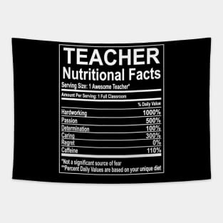 School Teacher Nutrition Facts Educator Tapestry