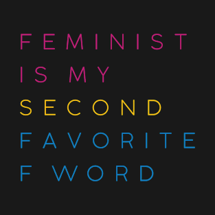 Pan Pride Feminism + Curse Words T-Shirt