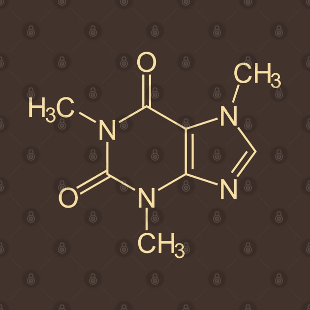 Caffeine Molecule by rutskur