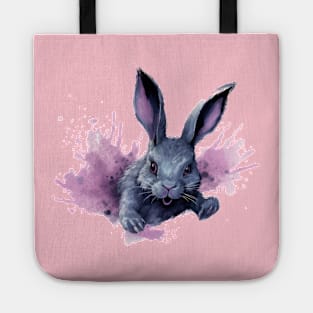 Boundless Joy: The Pastel Pink Burst of the Jumping Rabbit Tote