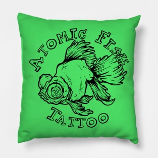 Atomic Fish Tattoo V2.0 Pillow
