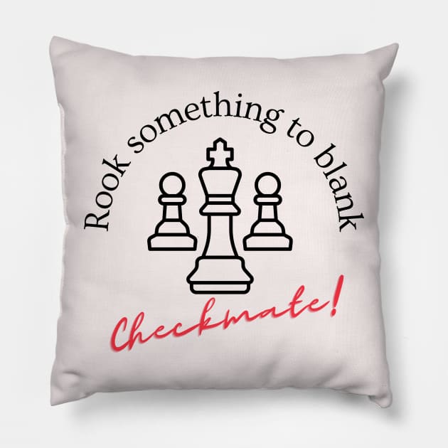 Checkmate Pillow by Actionage