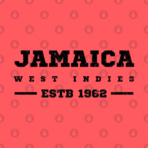 Jamaica Estb 1962 West Indies Patriotic Design by IslandConcepts