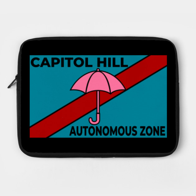 Chaz Capitol Hill Autonomous Zone Chaz Laptop Case Teepublic