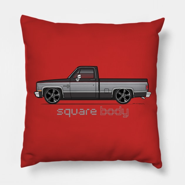 Square body pillow top
