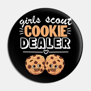 Cookie Chaos Coordinator Funny Scout Cookie Dealer Pin