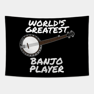 World's Greatest Banjo Player Country Musician Funny Tapestry