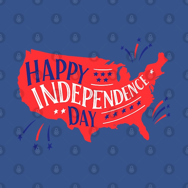 USA Happy independence Day by Mako Design 