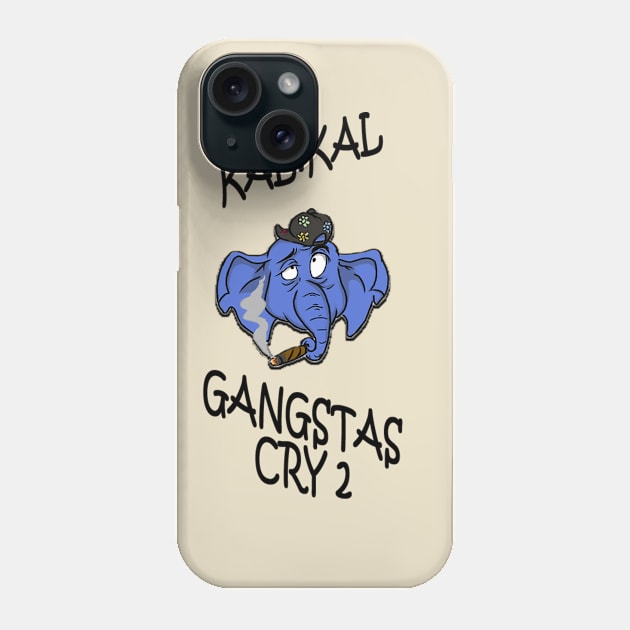 Gangstas Cry 2 Phone Case by kaldotkal