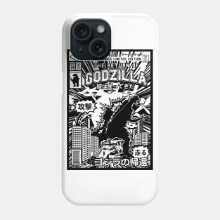 The monster is coming back Phone Case