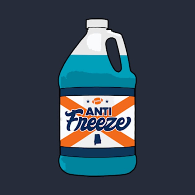 Anti Freeze Tiger Football by SLAG_Creative