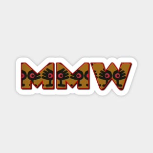 MMW 3D font Magnet