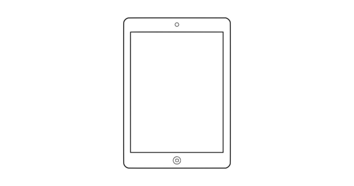 LIMITED EDITION. Exclusive IPad Outline - Ipad Outline - Sticker ...