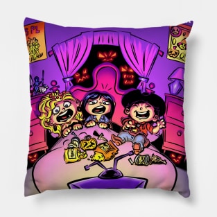 Up All Night variant Halloween kids Pillow