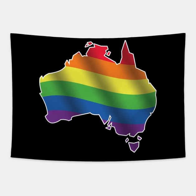 Australia Pride LGBTQ Tapestry by MajorCompany