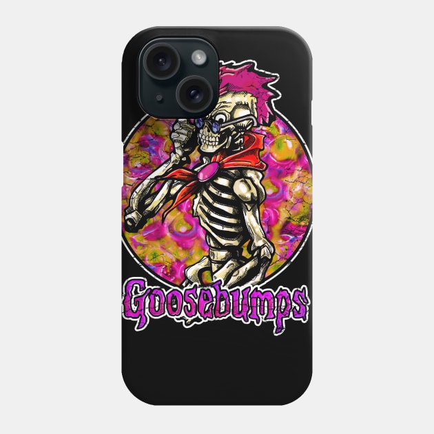 Goosebumps Curly Phone Case by Inking Imp