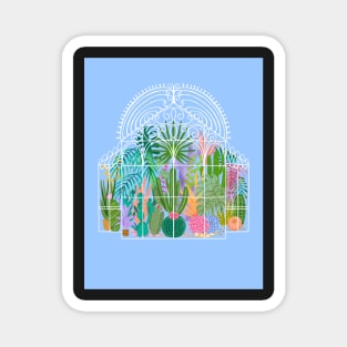Cactus garden print Magnet