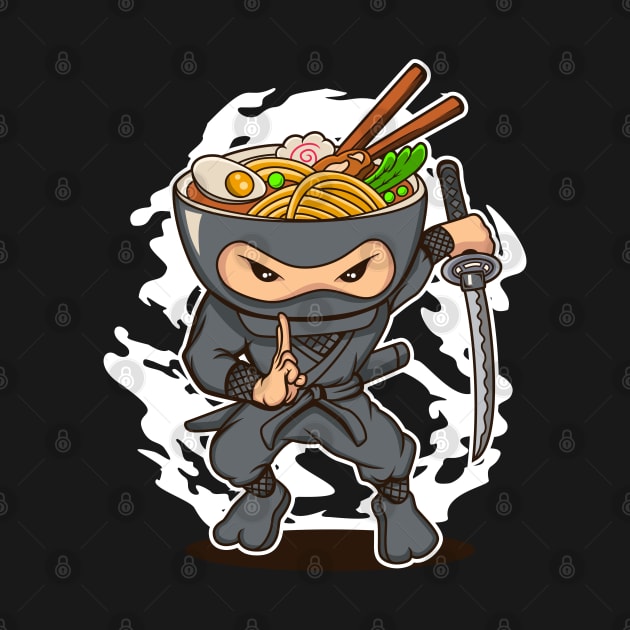 NINJA RAMEN by beanbeardy