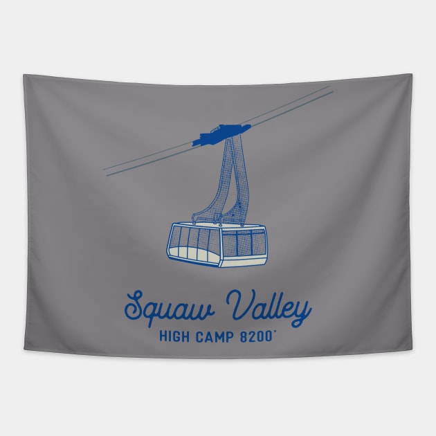 Squaw Valley for Light Shirts Tapestry by VeryBear