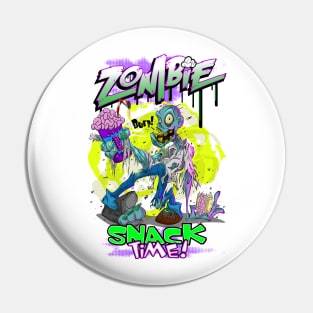 Zombie snack time Pin