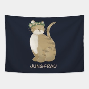 Jungfrau Katze Star sign Tapestry