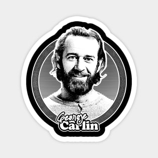 George Carlin // 70s Style Retro Fan Art Magnet