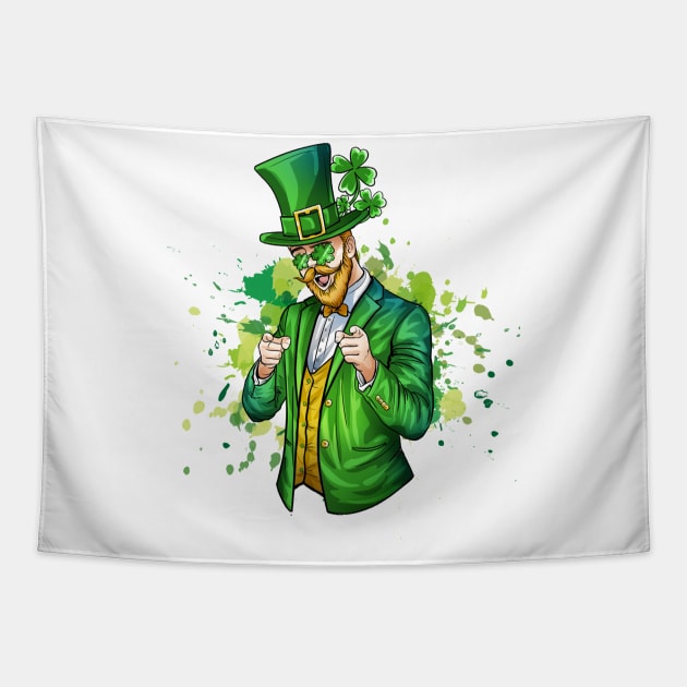 you and me lets go st patrick's day Tapestry by dyazagita