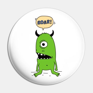 Roar! Monster! Pin