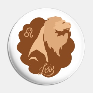 Leo: Roar with courage, shine with pride. Pin