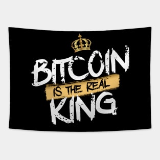 Bitcoin is the Real King Tapestry