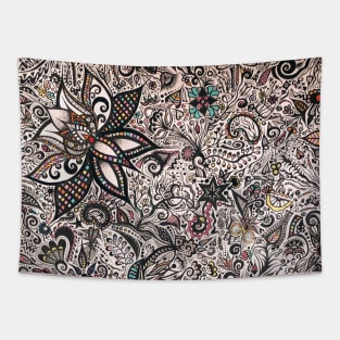 Floral Fantasy Tapestry