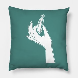 Witchy Crystal Pillow