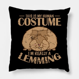 This is my Human Costume I'm really a Lemming Pillow