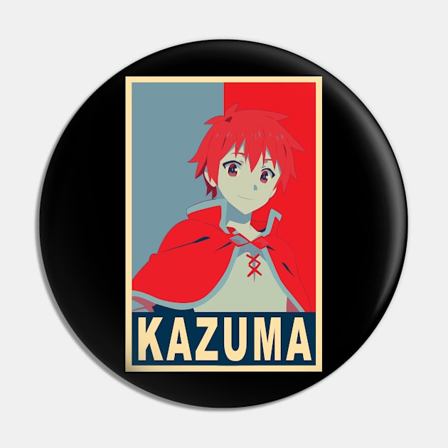 Kazuma Poster - Konosuba Pin by Jack Jackson