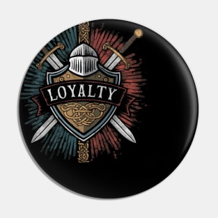 Loyalty Day Shield and Sword Pin