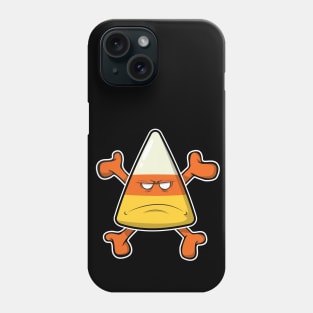 Halloween Candy Corn And Crossbones Phone Case