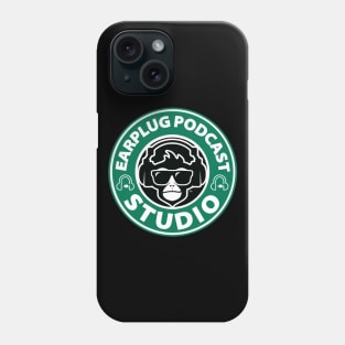 Earplug Starbucks logo tee Phone Case