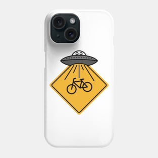 Bicycle Alien Abduction Phone Case