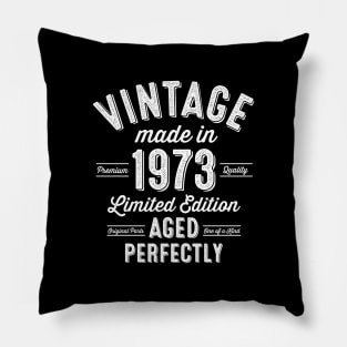 51 Year Old Vintage 1973 Pillow