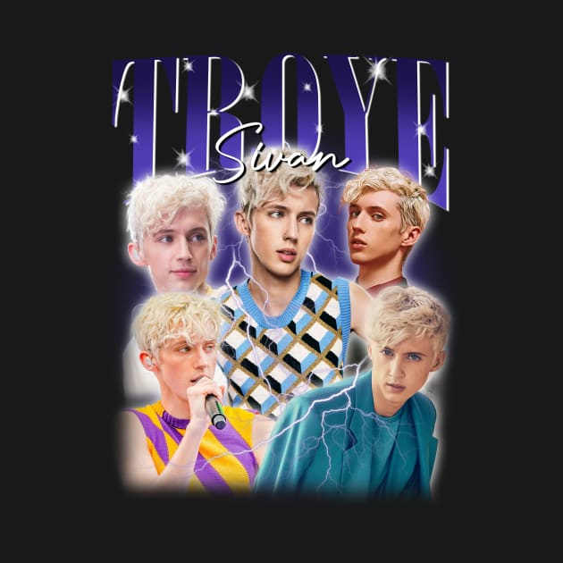 VINTAGE BOOTLEG TROYE SIVAN RETRO by Archer Expressionism Style