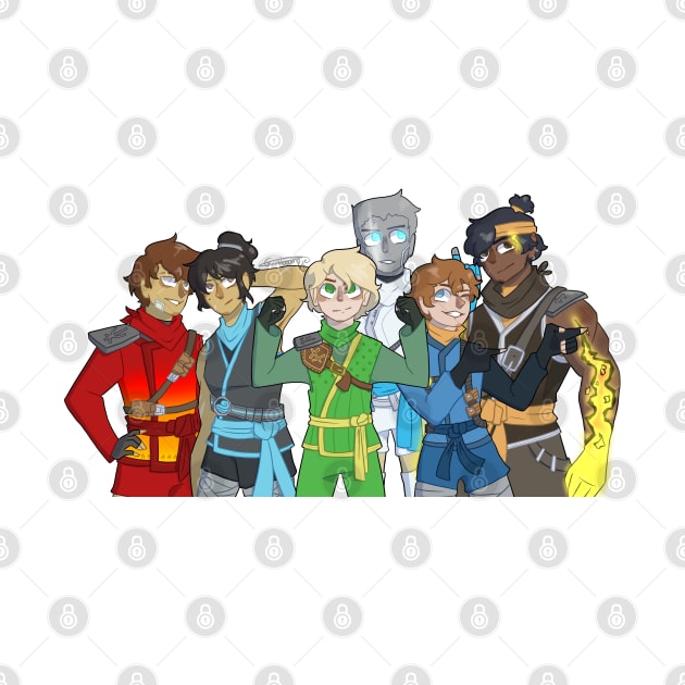 Ninjago gang by Grasboompje