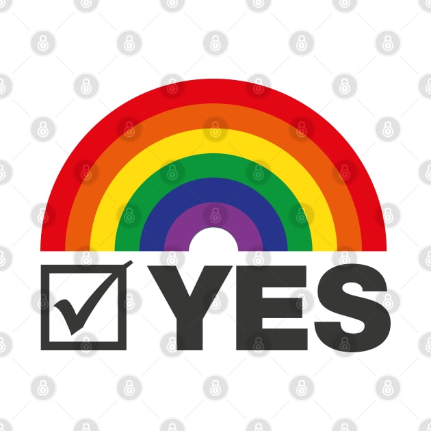 YES Rainbow - TICK by axemangraphics