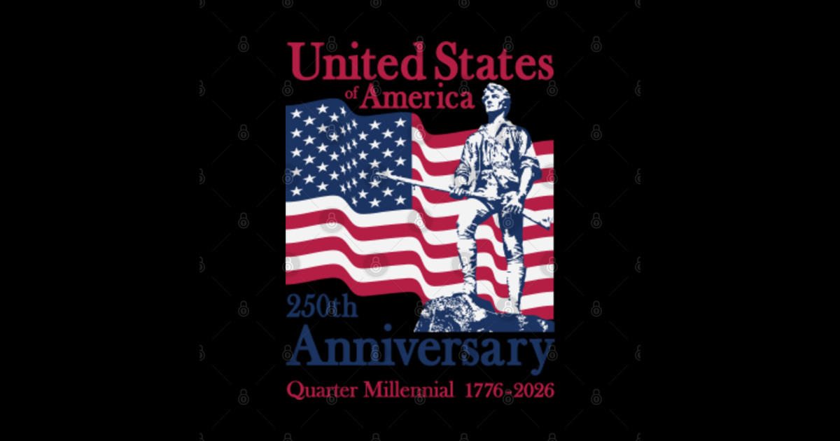 United States Of America 250th Anniversary 1776 2026 Statue Of 44763014 0 