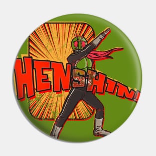 Henshin Hero 1971 v2 Pin