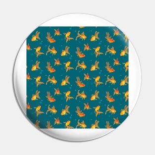 Goldfish Pattern Pin