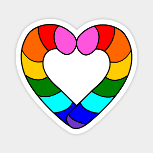 Candy Cane Pride Magnet