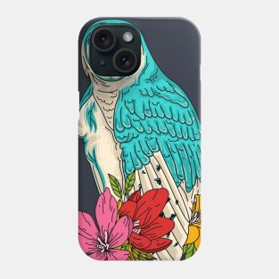 Owl Blue Ocean Phone Case