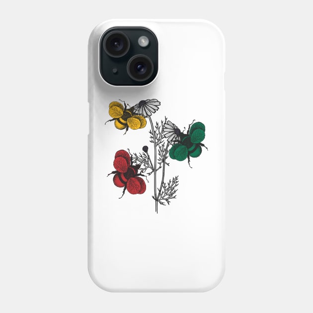 Lithuania Bee Swarm Phone Case by Fusti