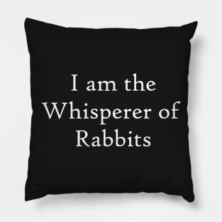 Rabbit Whisperer Pillow