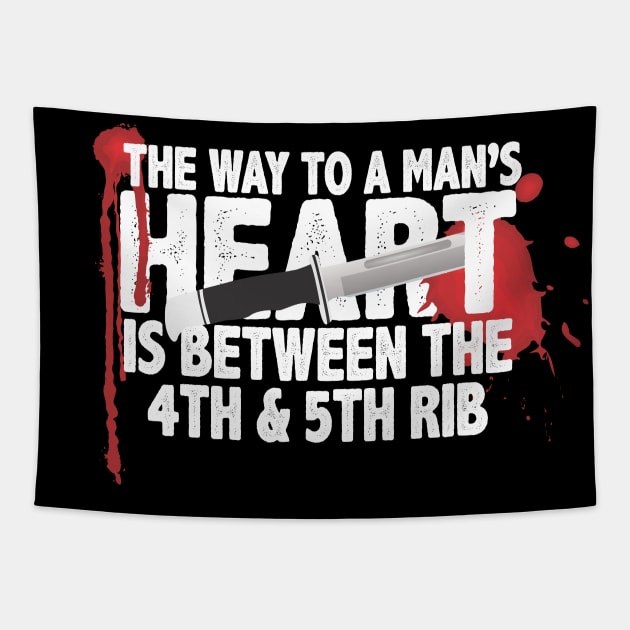 The Way to a man's heart Tapestry by ZombieNinjas